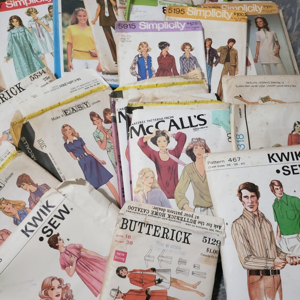 Lot of vintage patterns. Various
